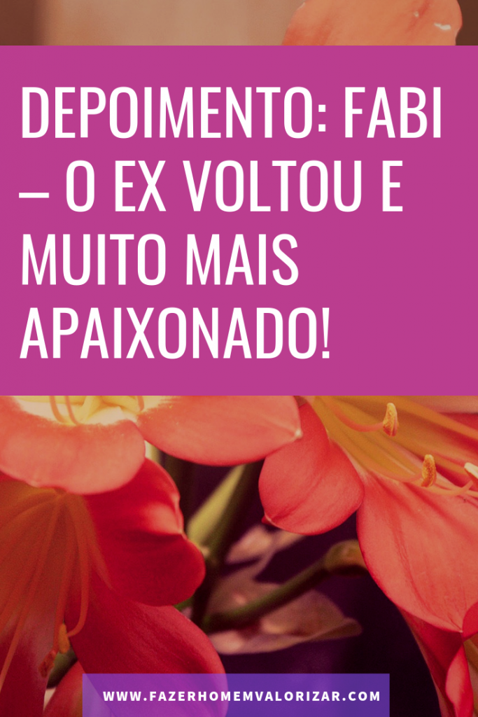 ex voltou