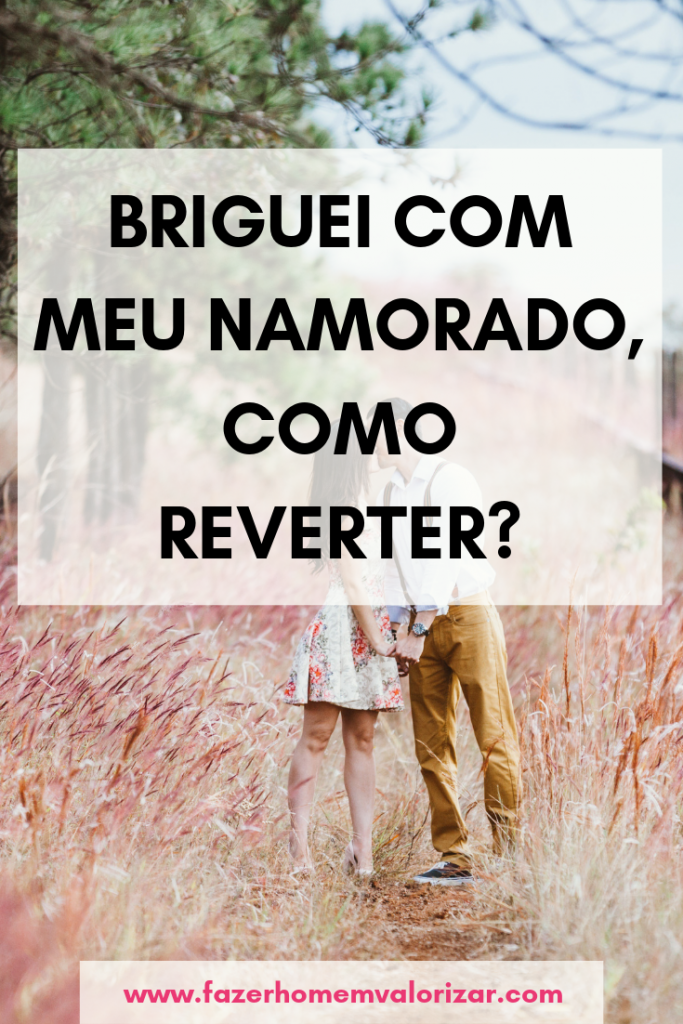 briguei com meu namorado