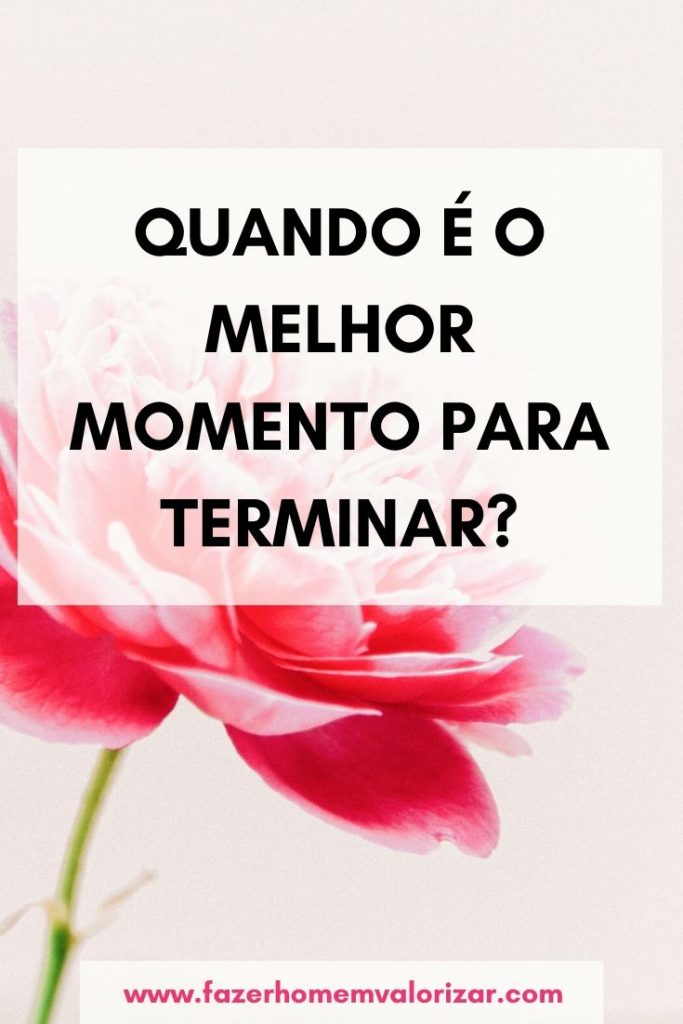 momento para terminar