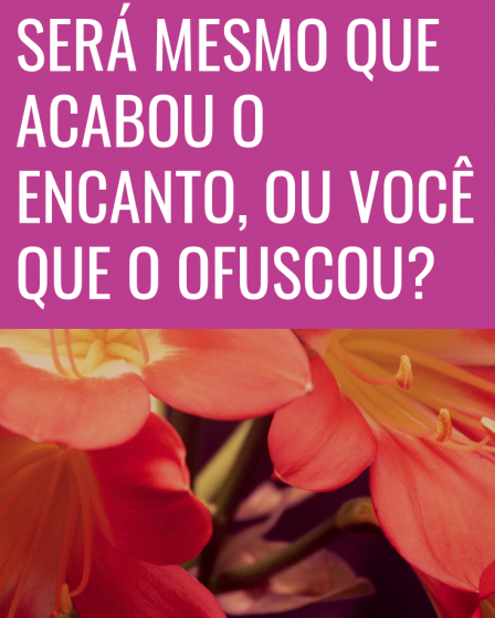 acabou o encanto
