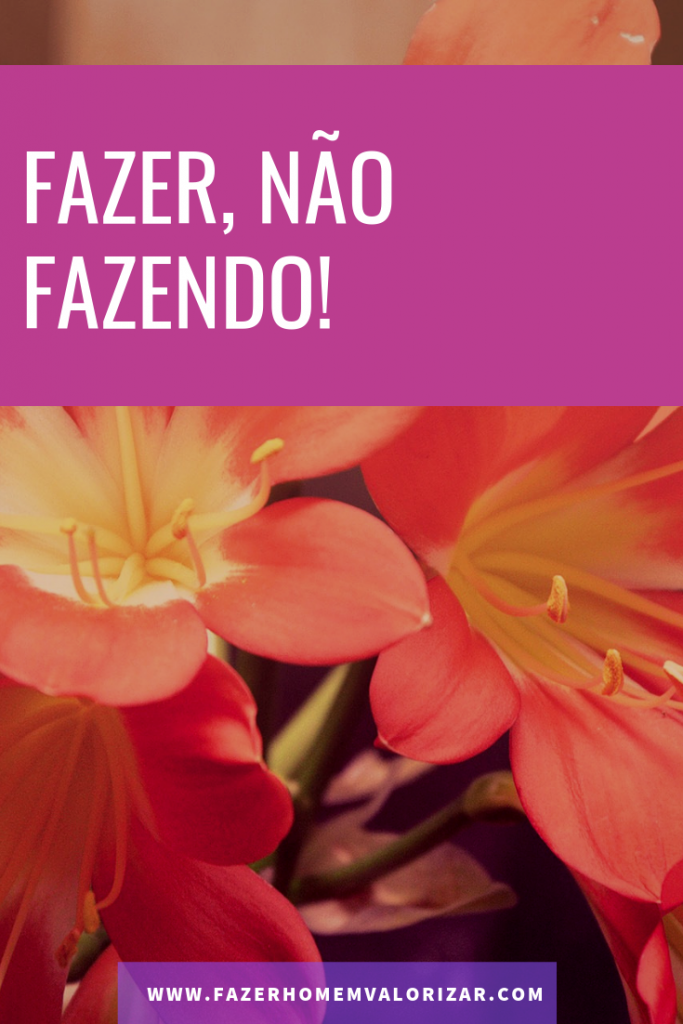 fazer não fazendo