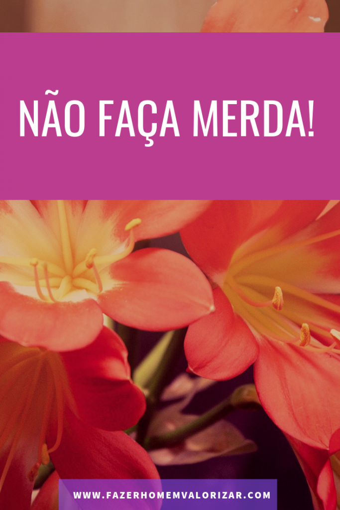 não faça merda