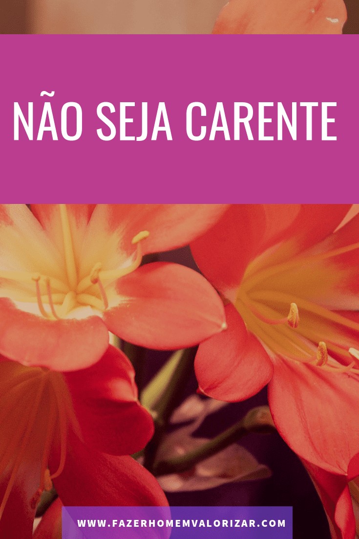 Não seja carente img