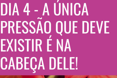 na cabeça dele