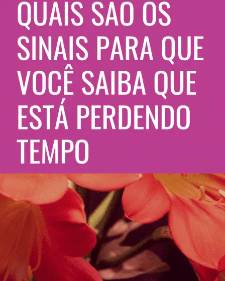 perdendo tempo