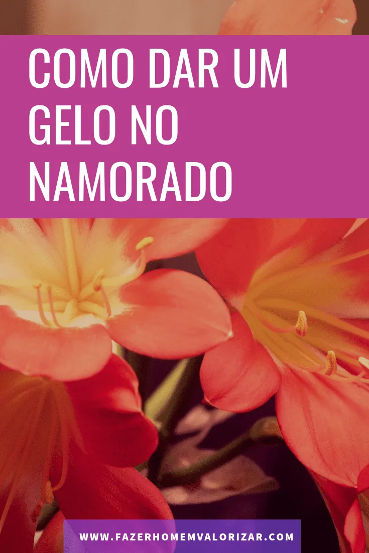 gelo no namorado