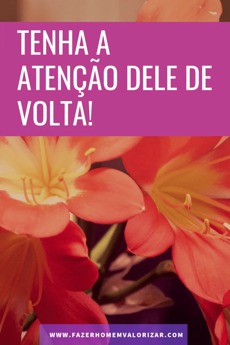 atenção dele de volta