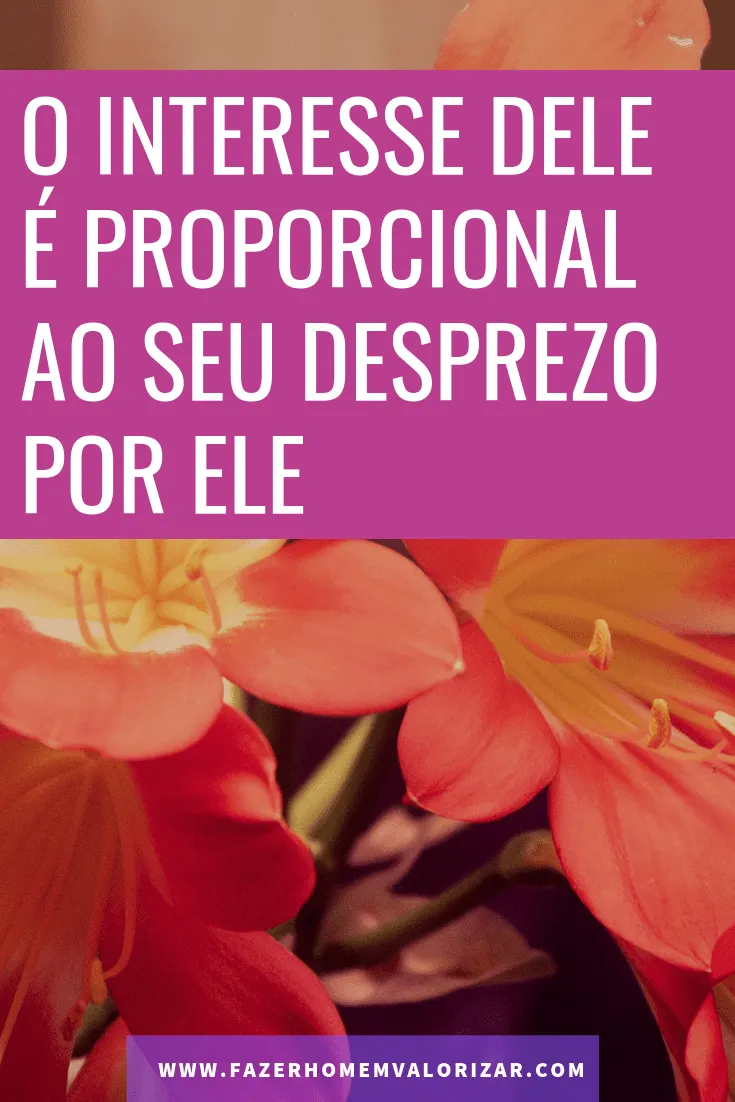 desprezar um homem