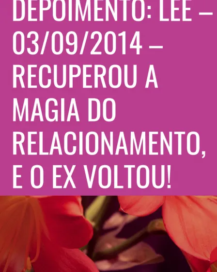 recuperou o relacionamento