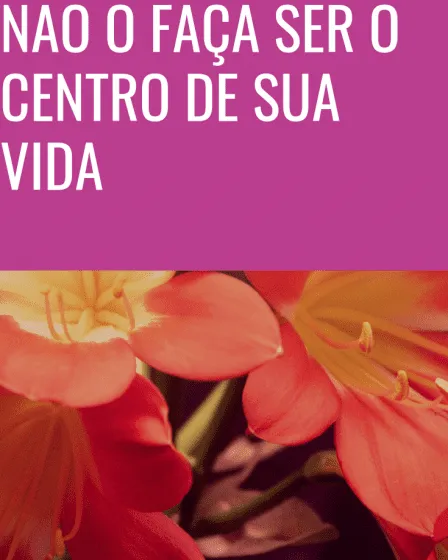 centro de sua vida