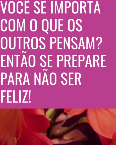 você se importa