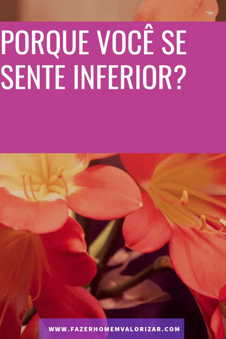 se sente inferior