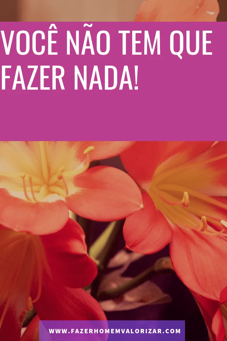 fazer nada