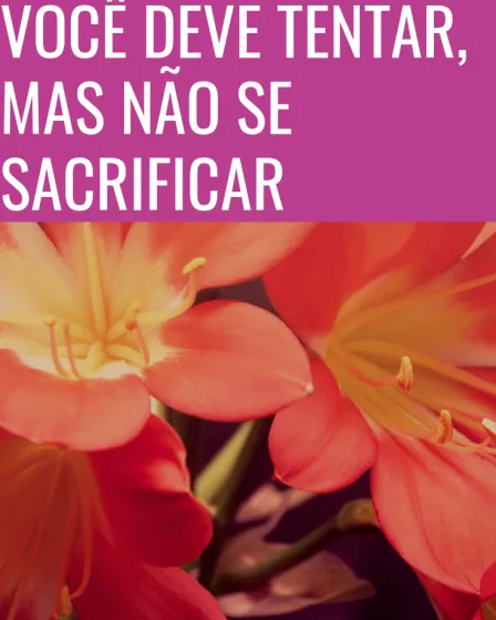 você deve tentar