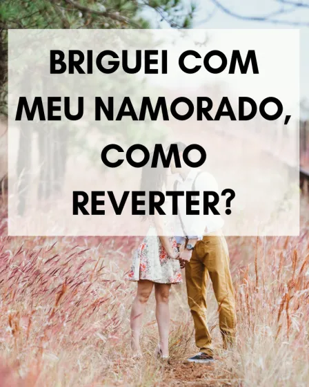 briguei com meu namorado